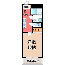 ロイヤル金信 IV  ｜ 栃木県宇都宮市平松本町（賃貸マンション1K・6階・33.00㎡） その2