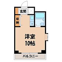 メゾンド今小路  ｜ 栃木県宇都宮市中河原町（賃貸マンション1R・9階・27.70㎡） その2