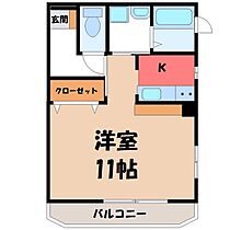 ヴィラ・シャングリラ  ｜ 栃木県宇都宮市鶴田町（賃貸マンション1R・3階・32.87㎡） その2