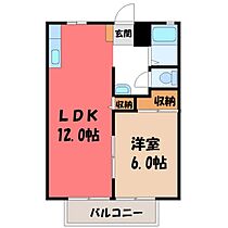 堀乃内ハウス A  ｜ 栃木県塩谷郡高根沢町光陽台4丁目（賃貸アパート1LDK・2階・40.92㎡） その2