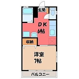 間取図画像 1DK