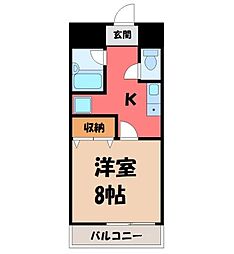 間取図画像 1K