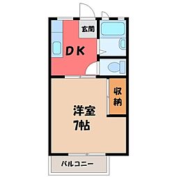 宝積寺駅 3.2万円