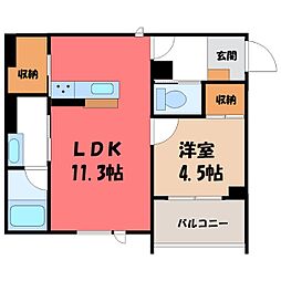 間取図画像 1LDK