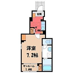 平松本町アパート(028419601) 2階