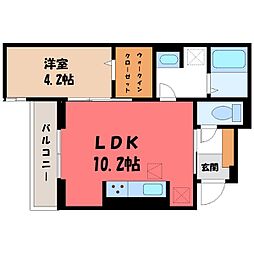 間取図画像 1LDK