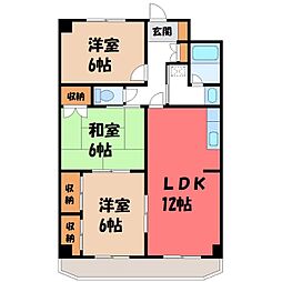 間取図画像 3LDK