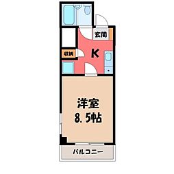 間取図画像 1K