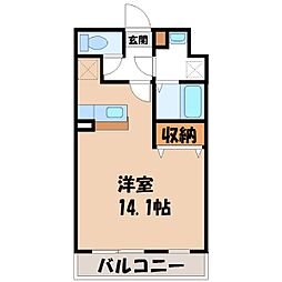 間取図画像 1K