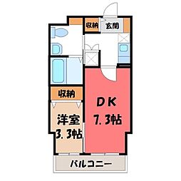 ゴールドライフマンション宇都宮 7階/-