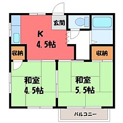 東武宇都宮線 東武宇都宮駅 バス27分 宝木本町下車 徒歩3分 2階/-