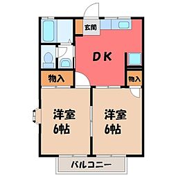 メープルハウスベル B棟 2階