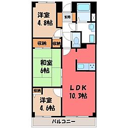 JR東北本線 宇都宮駅 バス15分 大曽十文字下車 徒歩5分 1階/-