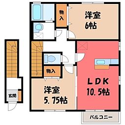 ヴューテラス B 2階