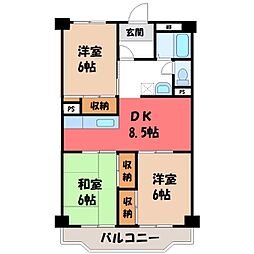 東武宇都宮線 東武宇都宮駅 バス20分 東宝木下車 徒歩7分