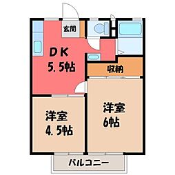 JR東北本線 岡本駅 徒歩19分 2階/-