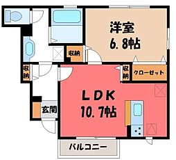 グラン・アズール B 1階