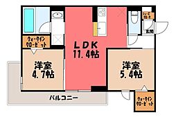 JR東北本線 宇都宮駅 徒歩14分 3階/-