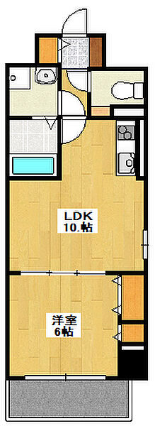 ＭＩＳＴＲＡＬ栗山町 406｜兵庫県姫路市栗山町(賃貸マンション1LDK・4階・40.12㎡)の写真 その2