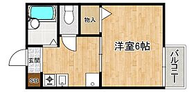 住吉西尾ハイツ 202 ｜ 兵庫県神戸市東灘区住吉宮町6丁目（賃貸マンション1K・2階・21.00㎡） その2