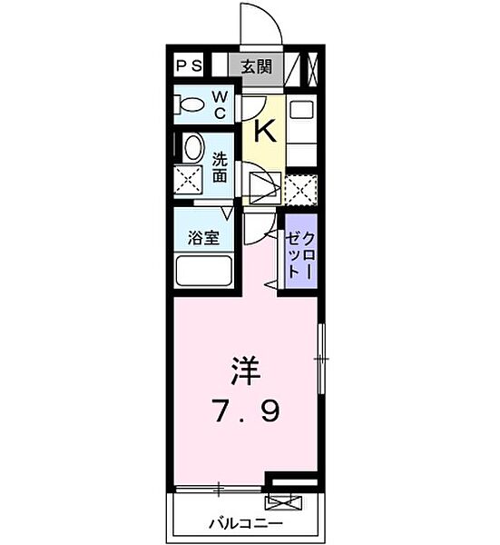 コンフォールライフ 101｜兵庫県加古川市加古川町溝之口(賃貸アパート1K・1階・26.72㎡)の写真 その2