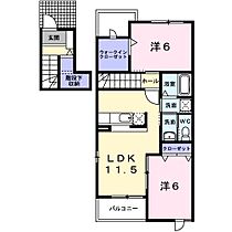 フェリシテ 201 ｜ 兵庫県加古川市加古川町稲屋（賃貸アパート2LDK・2階・60.17㎡） その2