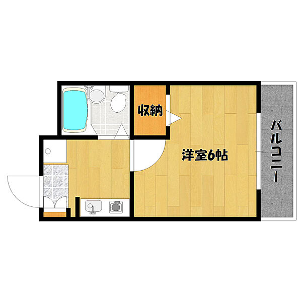 グローリア西明石 503｜兵庫県明石市西明石南町2丁目(賃貸マンション1LDK・5階・20.00㎡)の写真 その2