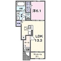 エスパス　リッシュ　田井Ａ 102 ｜ 兵庫県姫路市網干区田井（賃貸アパート1LDK・1階・50.05㎡） その2