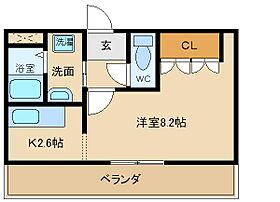 レガシーガーデン弐番館 201 ｜ 兵庫県姫路市飾磨区中島（賃貸マンション1K・2階・28.10㎡） その2