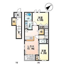 ヒルハイツ 201 ｜ 兵庫県加東市上滝野（賃貸アパート2LDK・2階・55.66㎡） その2