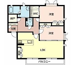 オーキッドコート大久保 D201 ｜ 兵庫県明石市大久保町わかば（賃貸アパート2LDK・2階・75.19㎡） その2