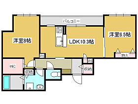 イグレック 202 ｜ 兵庫県高砂市米田町古新（賃貸マンション2LDK・2階・63.13㎡） その2