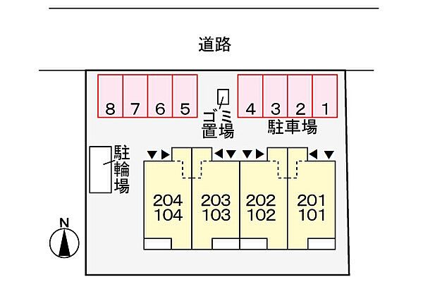 パル山崎 202｜兵庫県姫路市飾磨区山崎(賃貸アパート1LDK・2階・43.47㎡)の写真 その15