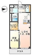 Etoile 102 ｜ 兵庫県明石市魚住町中尾（賃貸マンション1LDK・1階・41.85㎡） その2