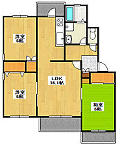 ＴＲＵＳＴ新在家 201 ｜ 兵庫県姫路市新在家4丁目（賃貸マンション3LDK・2階・76.65㎡） その2