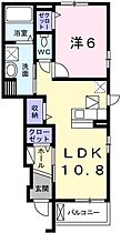 ジュエル 104 ｜ 兵庫県相生市那波野2丁目（賃貸アパート1LDK・1階・42.50㎡） その2