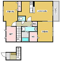 ラフィーネ古田 202 ｜ 兵庫県加古郡播磨町古田2丁目（賃貸アパート2LDK・2階・71.25㎡） その2