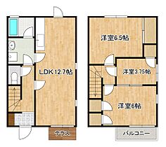 パインガーデン芦屋川ＰＨ　I A1 ｜ 兵庫県神戸市東灘区深江南町1丁目（賃貸テラスハウス3LDK・1階・70.38㎡） その2