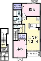 ラフレシールII 202 ｜ 兵庫県神戸市西区玉津町西河原（賃貸アパート2LDK・2階・58.52㎡） その2