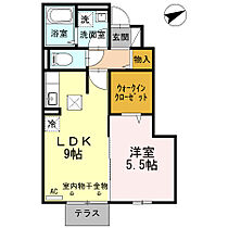 ウエストサイドスクエア 106 ｜ 兵庫県加古川市別府町西脇（賃貸アパート1LDK・1階・37.99㎡） その2