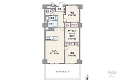 間取図画像 2SLDK