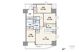 間取図画像 3LDK
