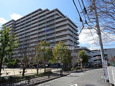 茨木ガーデンレジデンスの外観(北東側から)スタジオルーム、クラフトルーム、ゲストルーム等共用施設充実!複数駅利用可能!