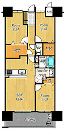 間取図画像 3LDK