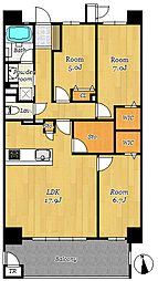間取図画像 3SLDK