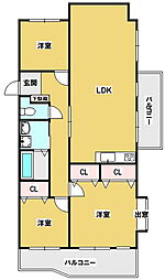 間取図画像 3LDK