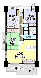 間取図画像 3LDK