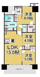 ブランシエラ鹿児島 3LDKの間取図画像