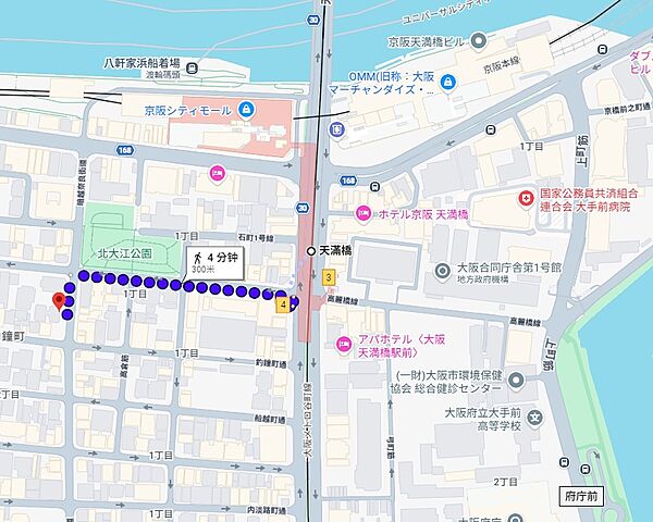 地図を拡大表示