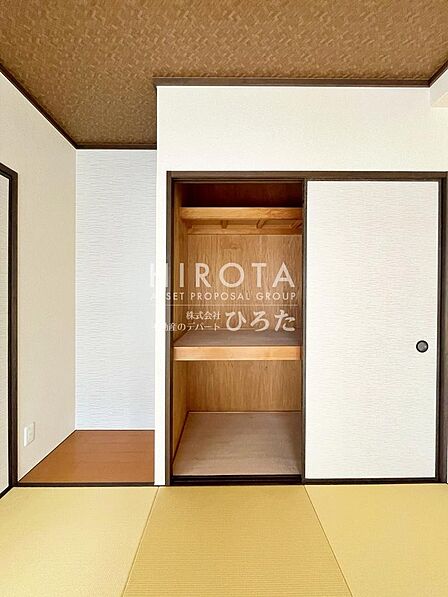 各お部屋に収納スペースがあります。